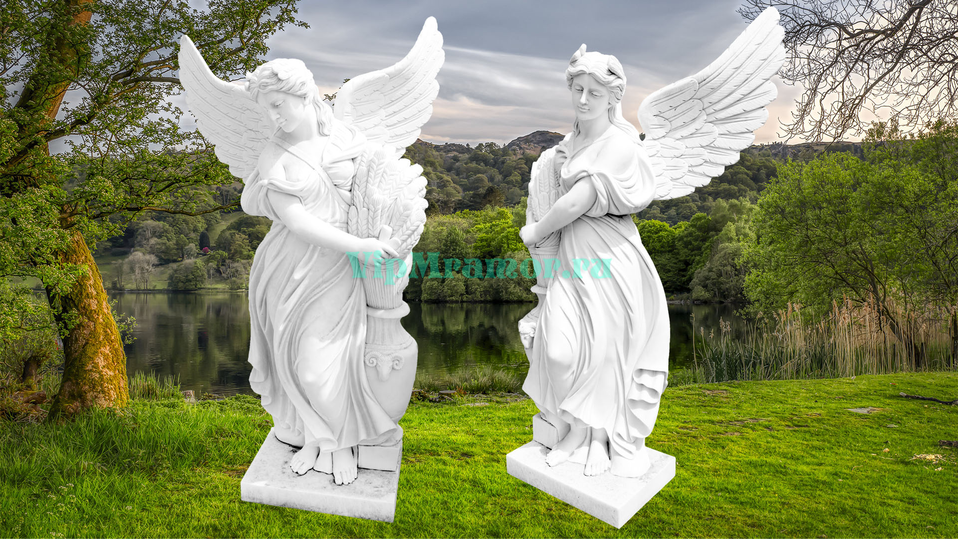 Скульптура «Два ангела» (вид 01)