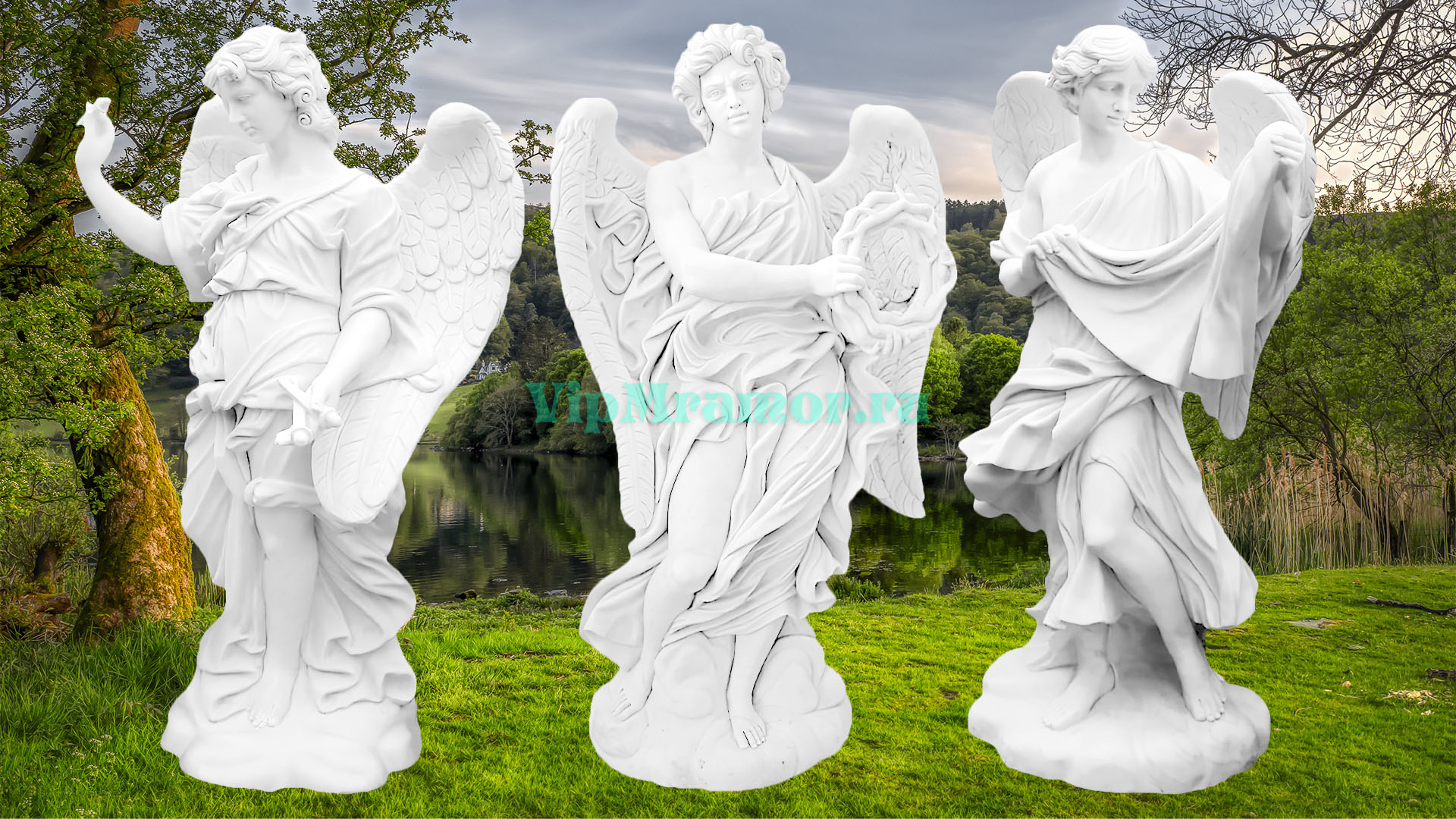 Скульптуры «Ангелы моста Святого Петра»