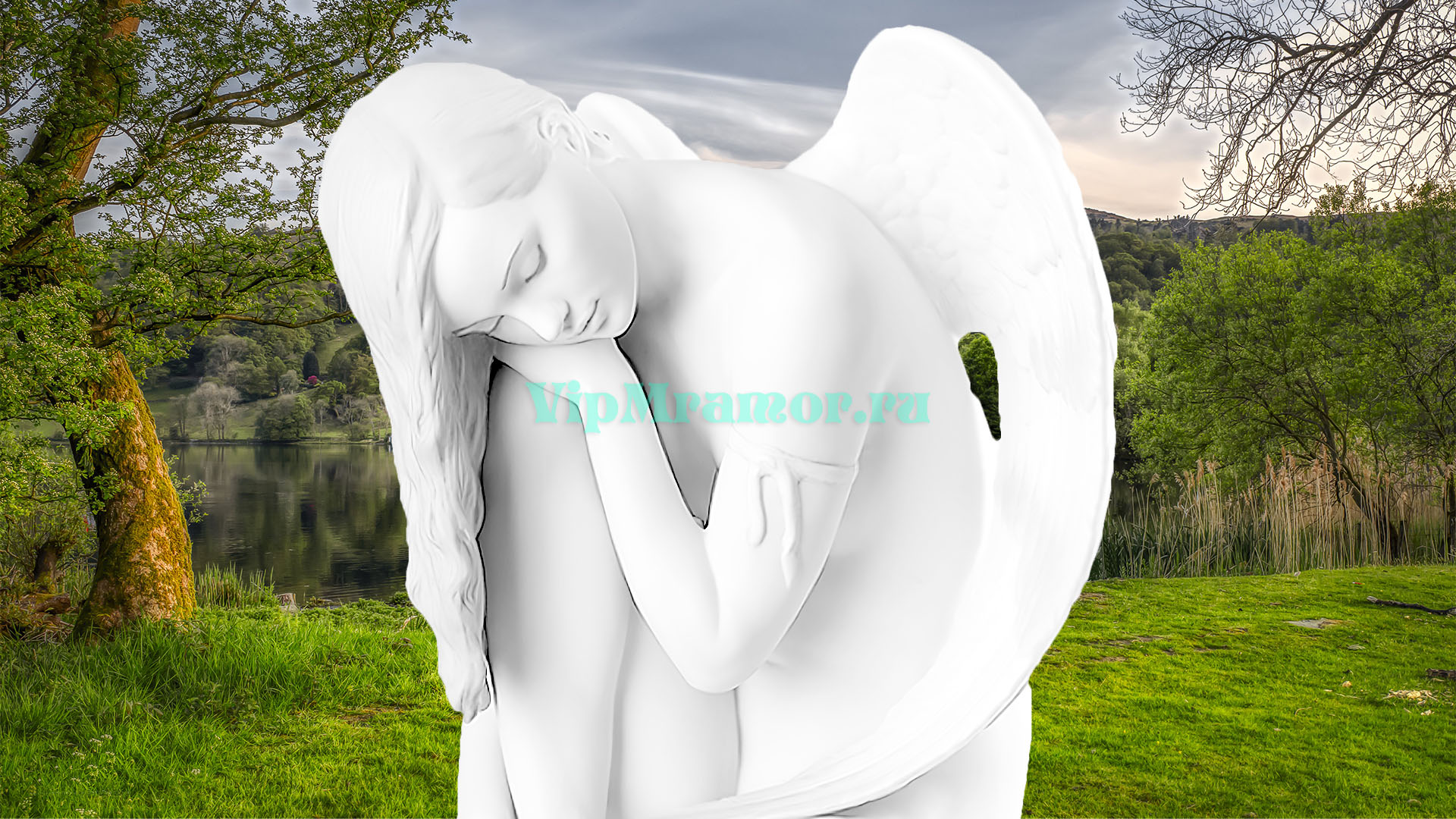 Скульптуры «Ангелы для сада» (вид 02)