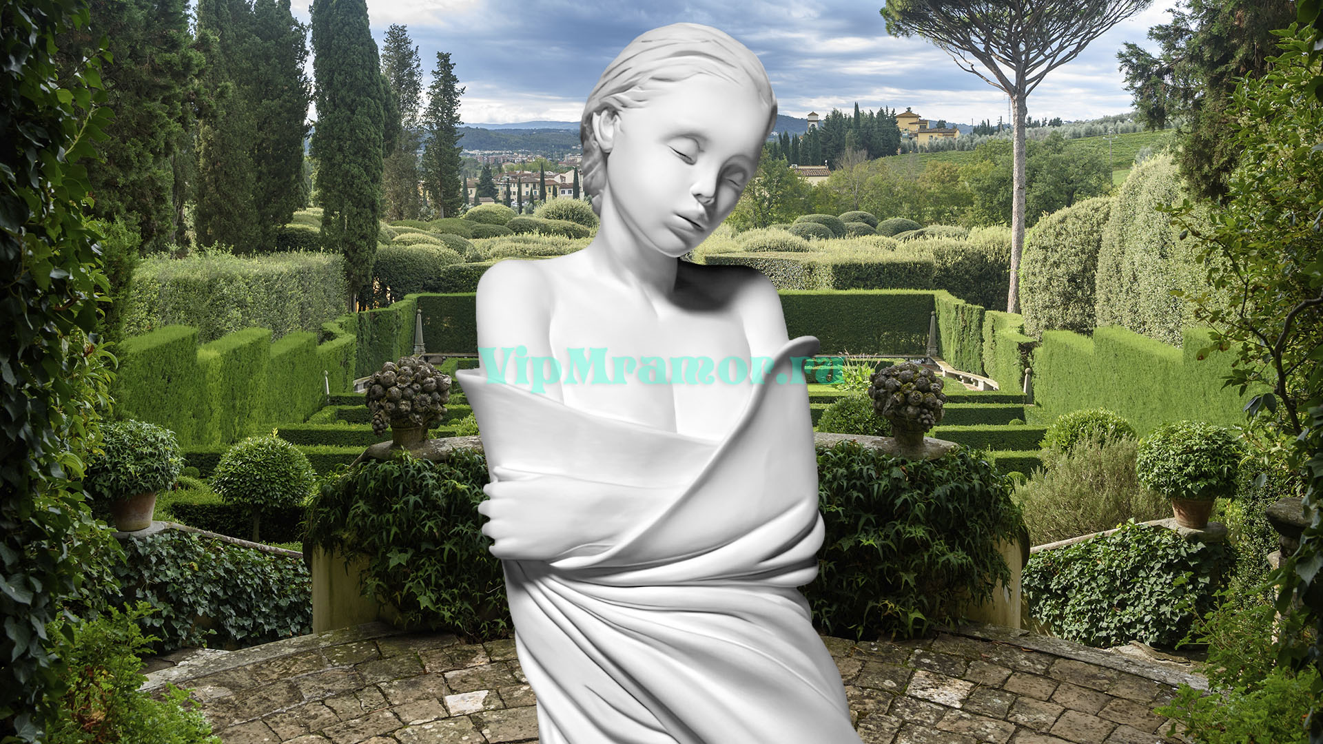 Скульптура женщины 016 (вид 02)