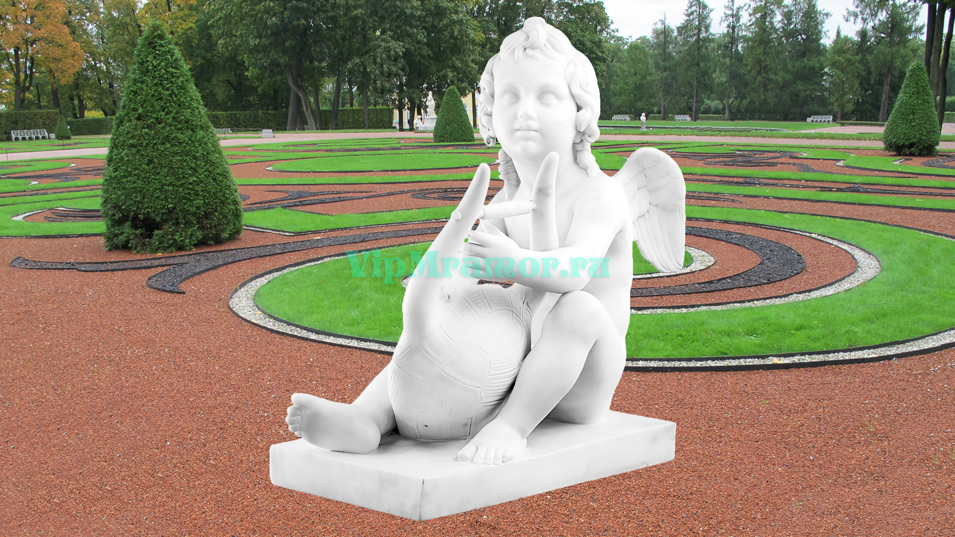 Скульптура ангелочка 009