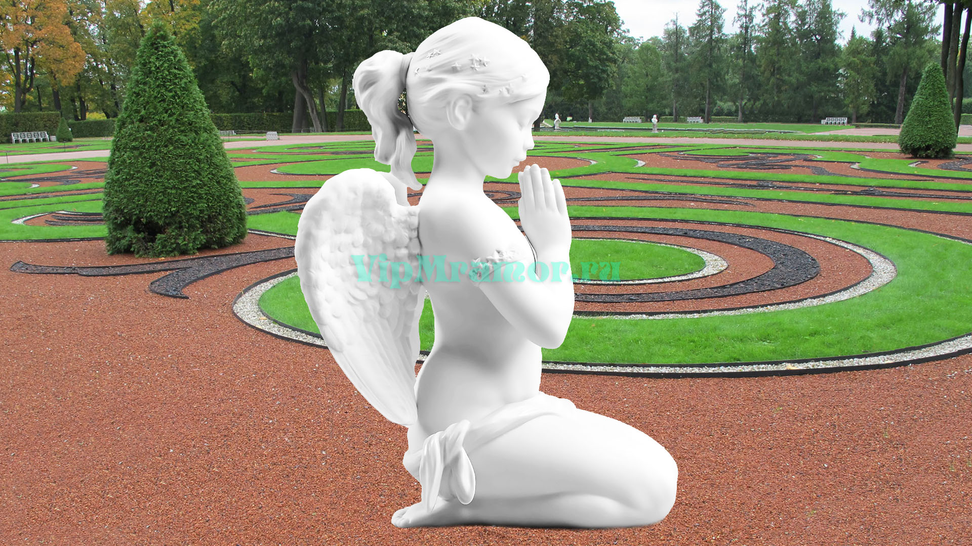 Скульптура Ангелочка 011 (вид 01)
