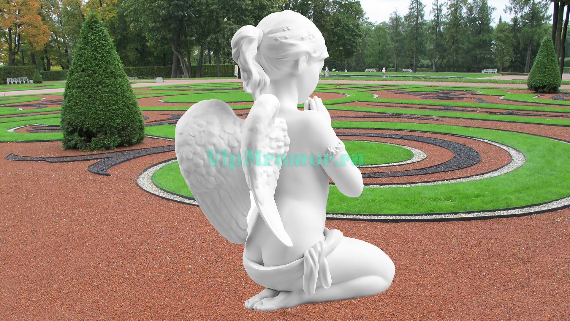 Скульптура Ангелочка 011 (вид 02)