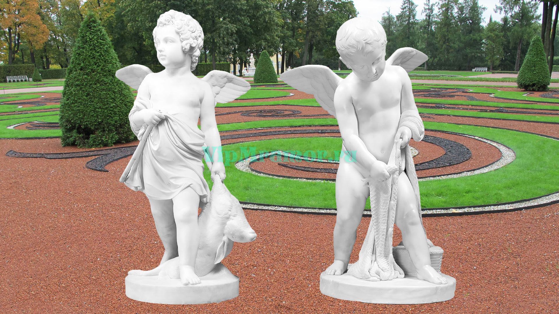 Скульптура ангелочка 012