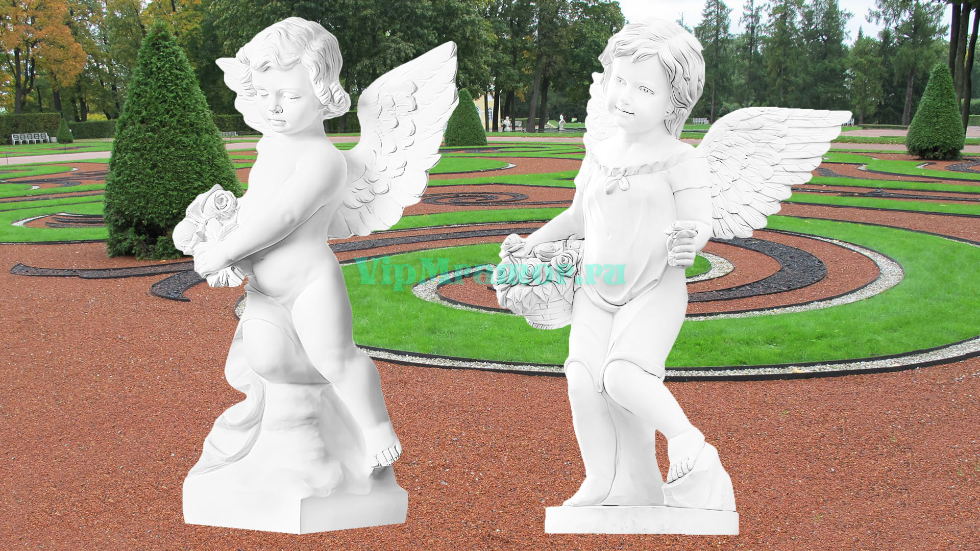 Скульптура ангелочка 018