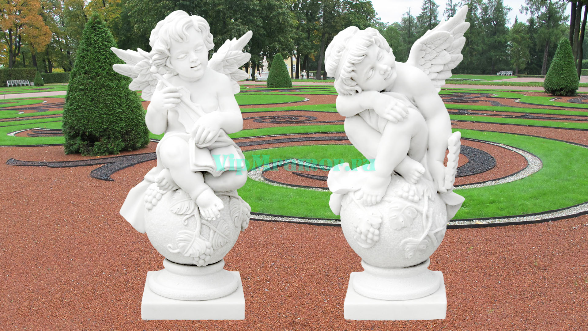 Скульптура ангелочка 020