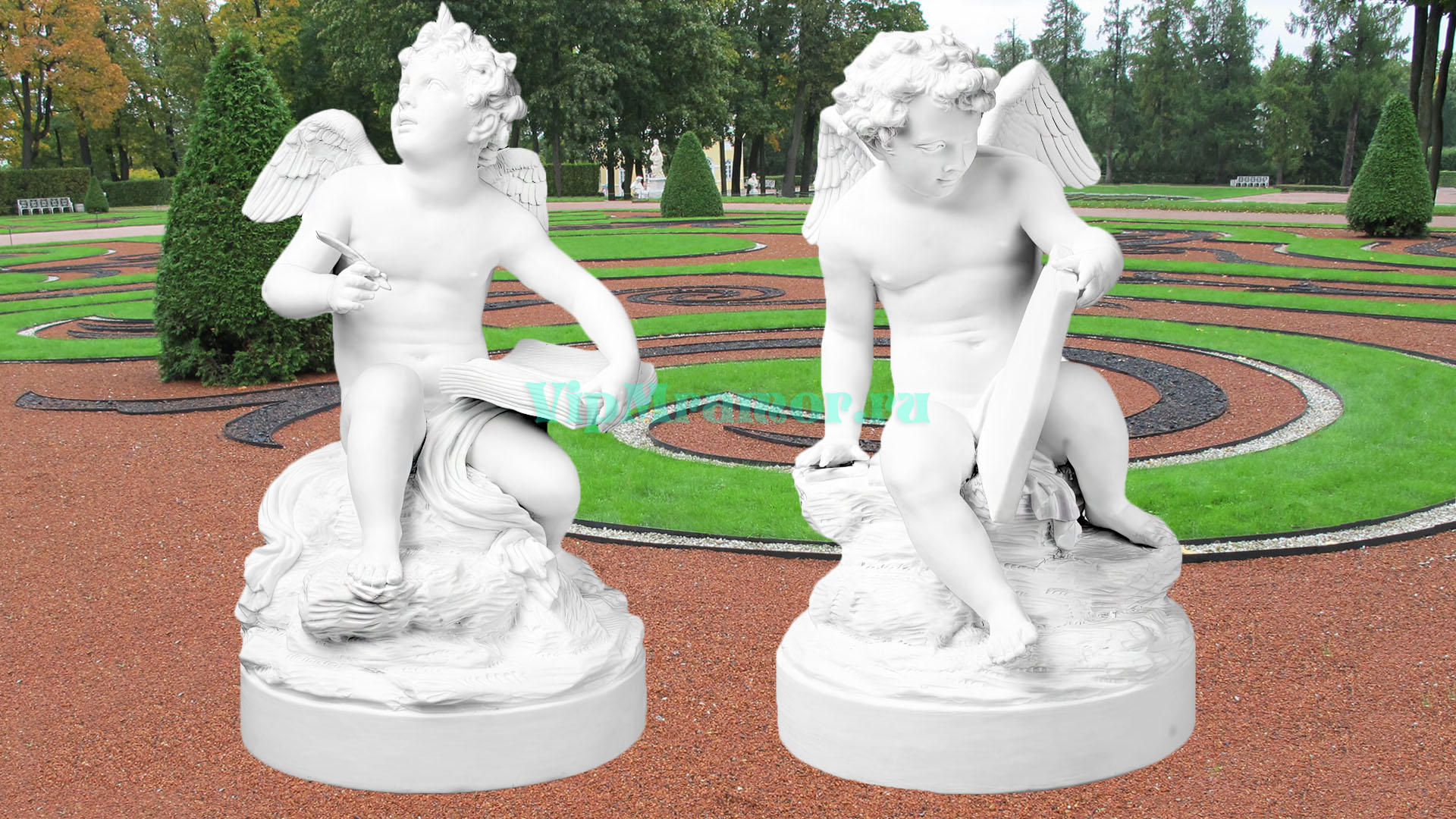 Скульптура ангелочка 023