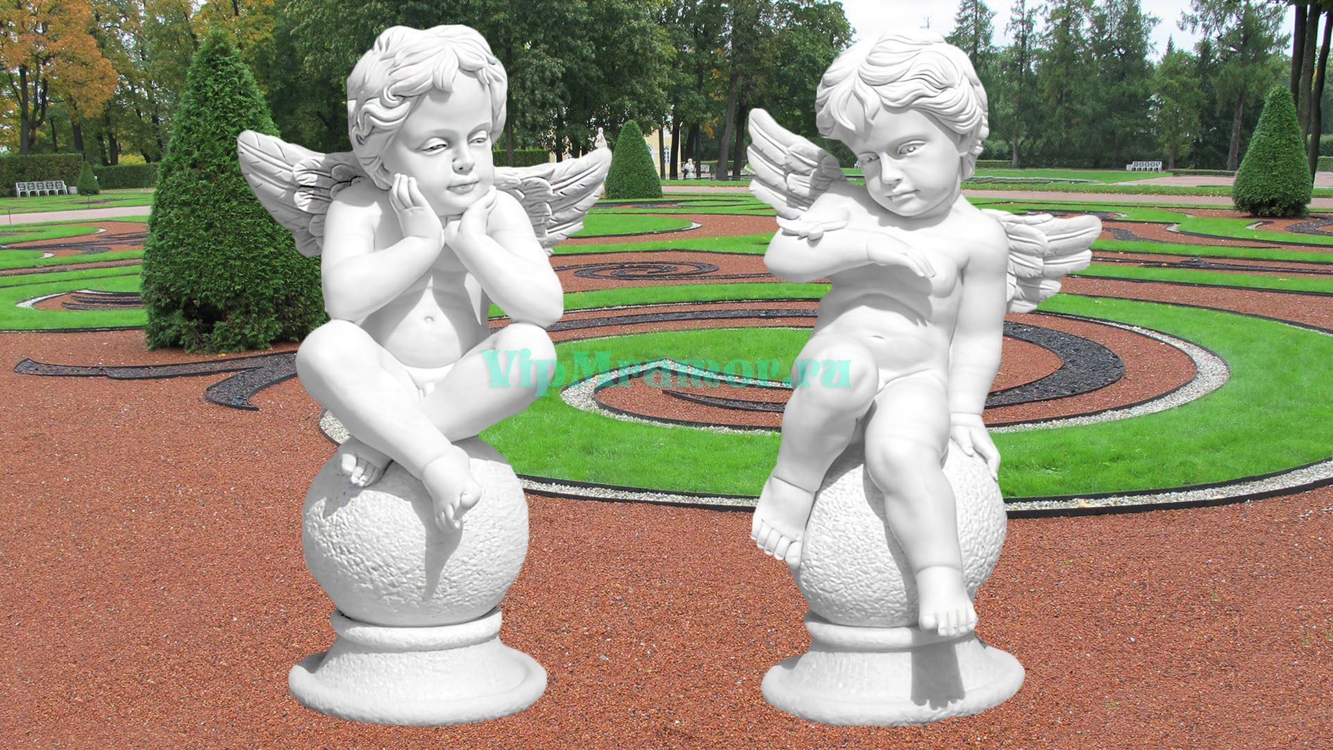 Скульптура ангелочка 026