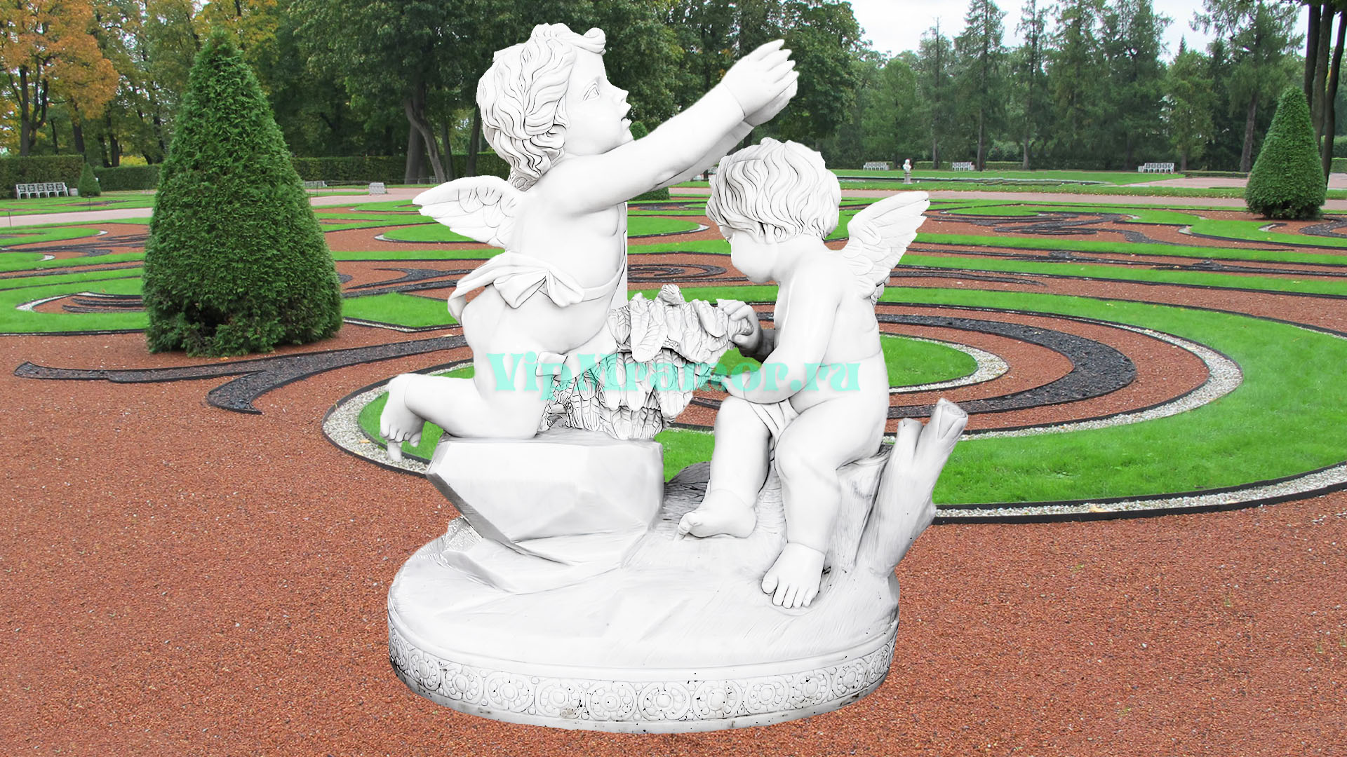 Скульптура ангелочка 030
