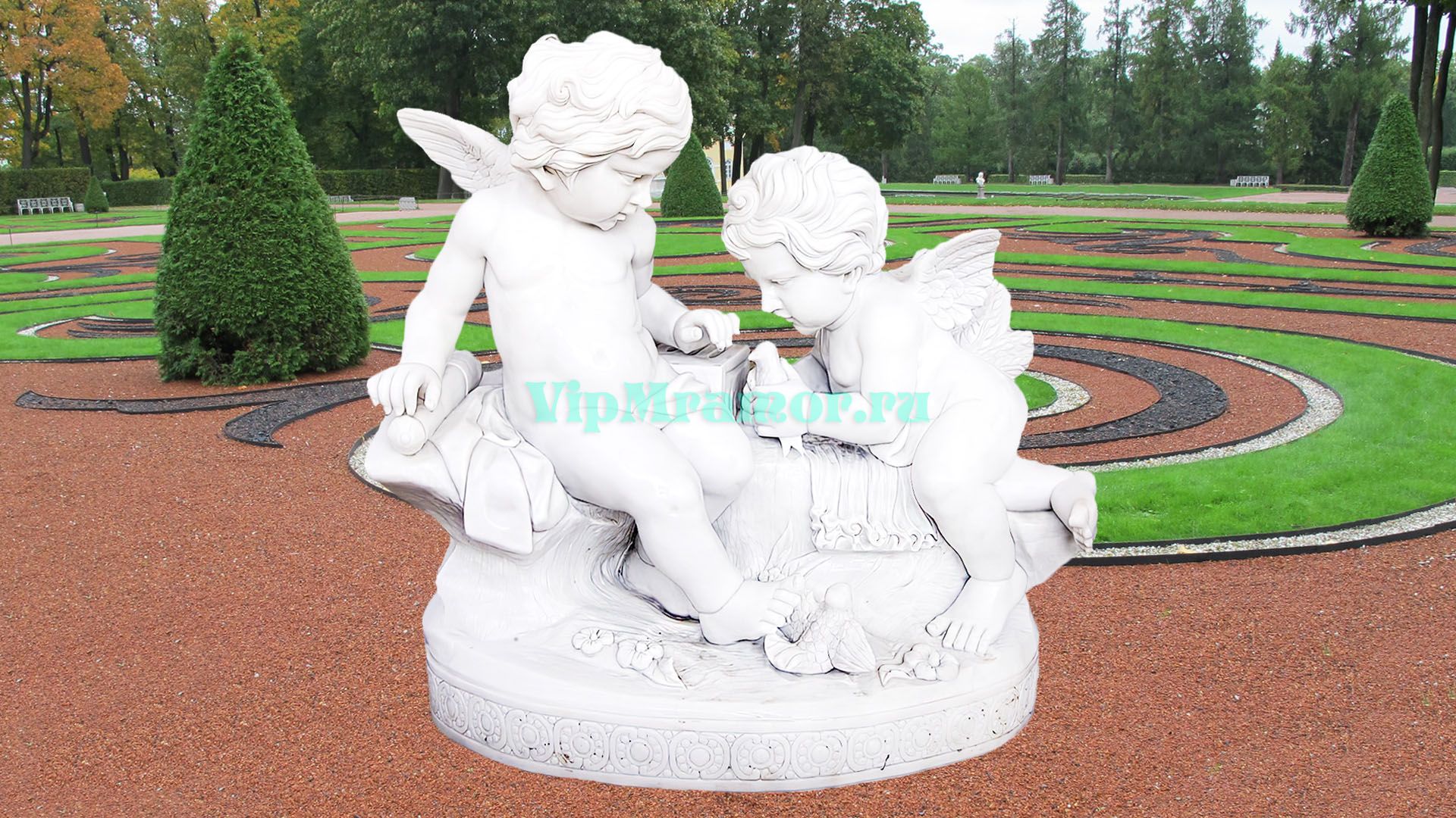 Скульптура ангелочка 032