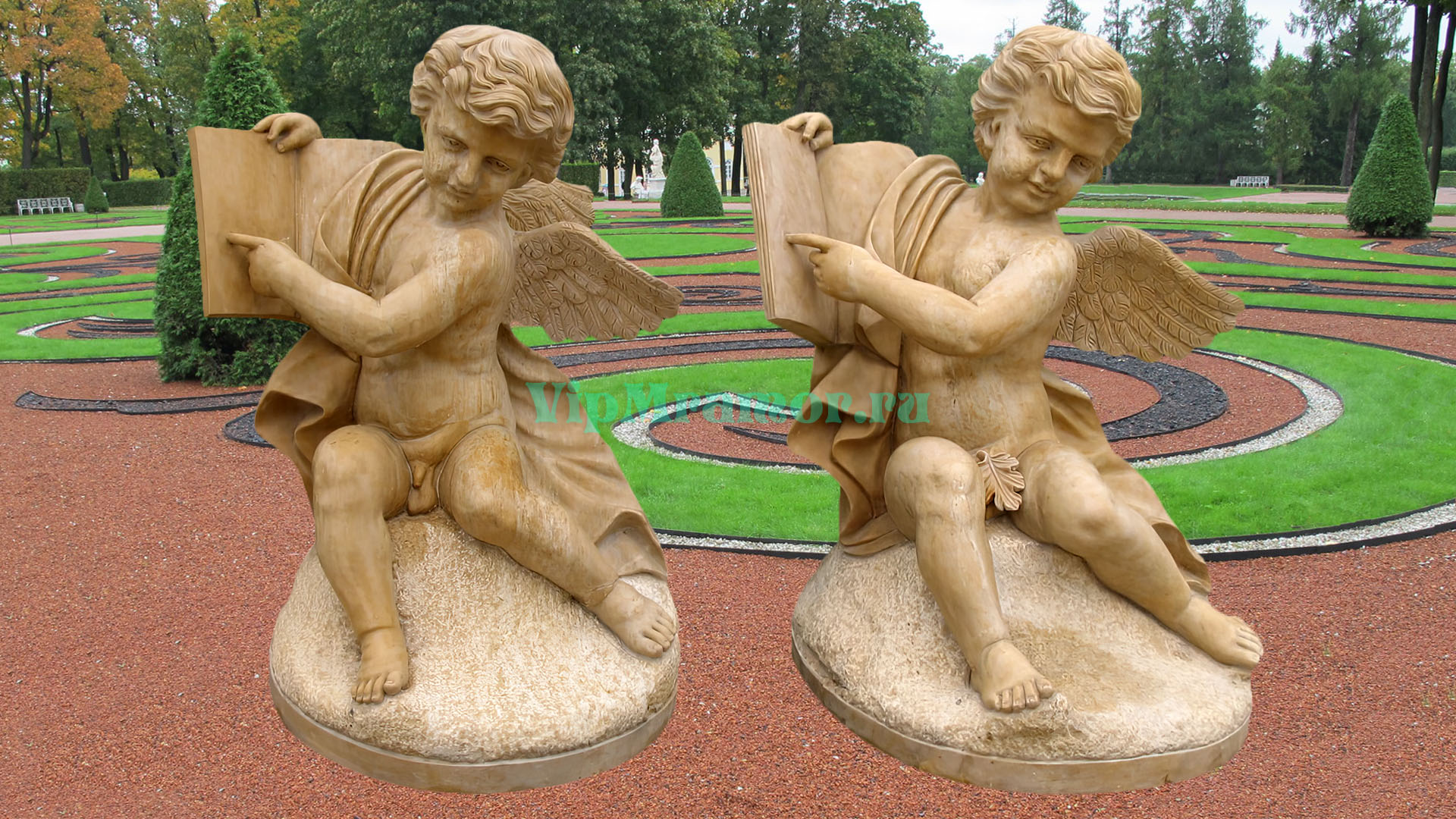 Скульптура ангелочка 043