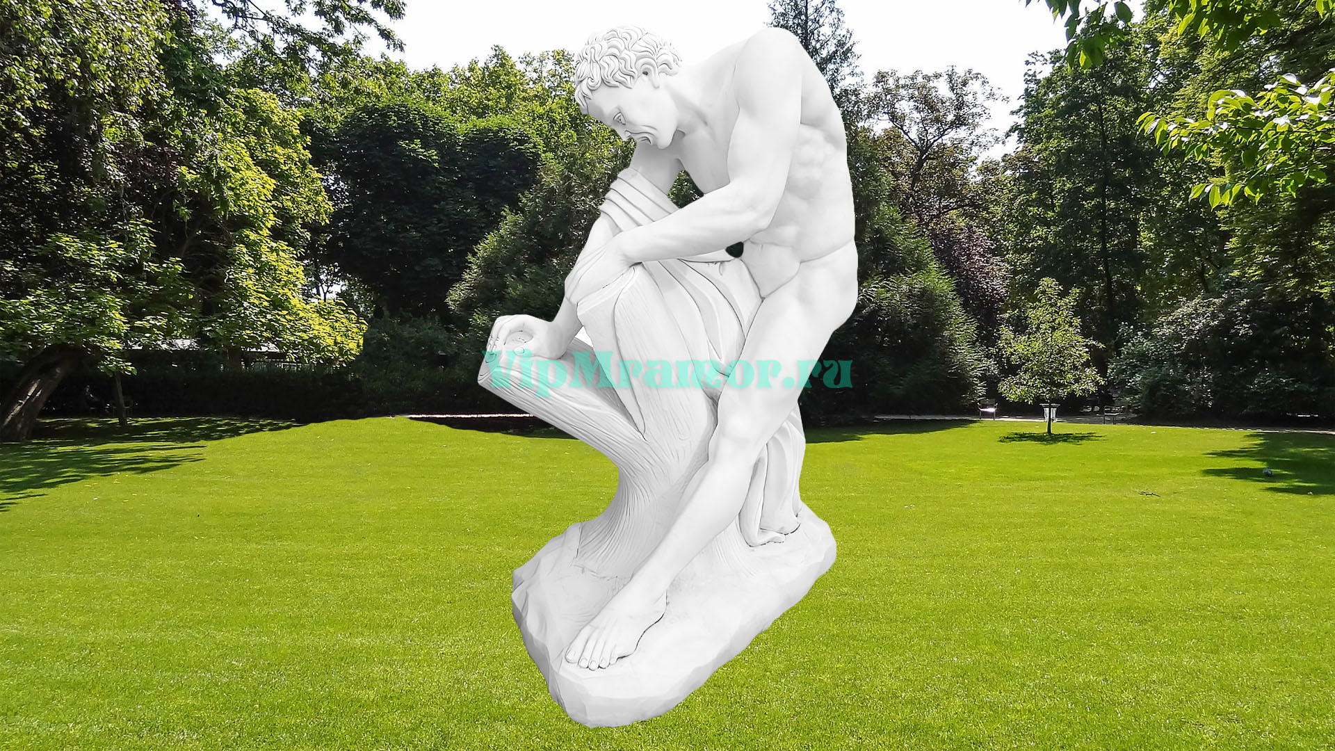 Скульптура«Милон Кротонский» (вид 01)