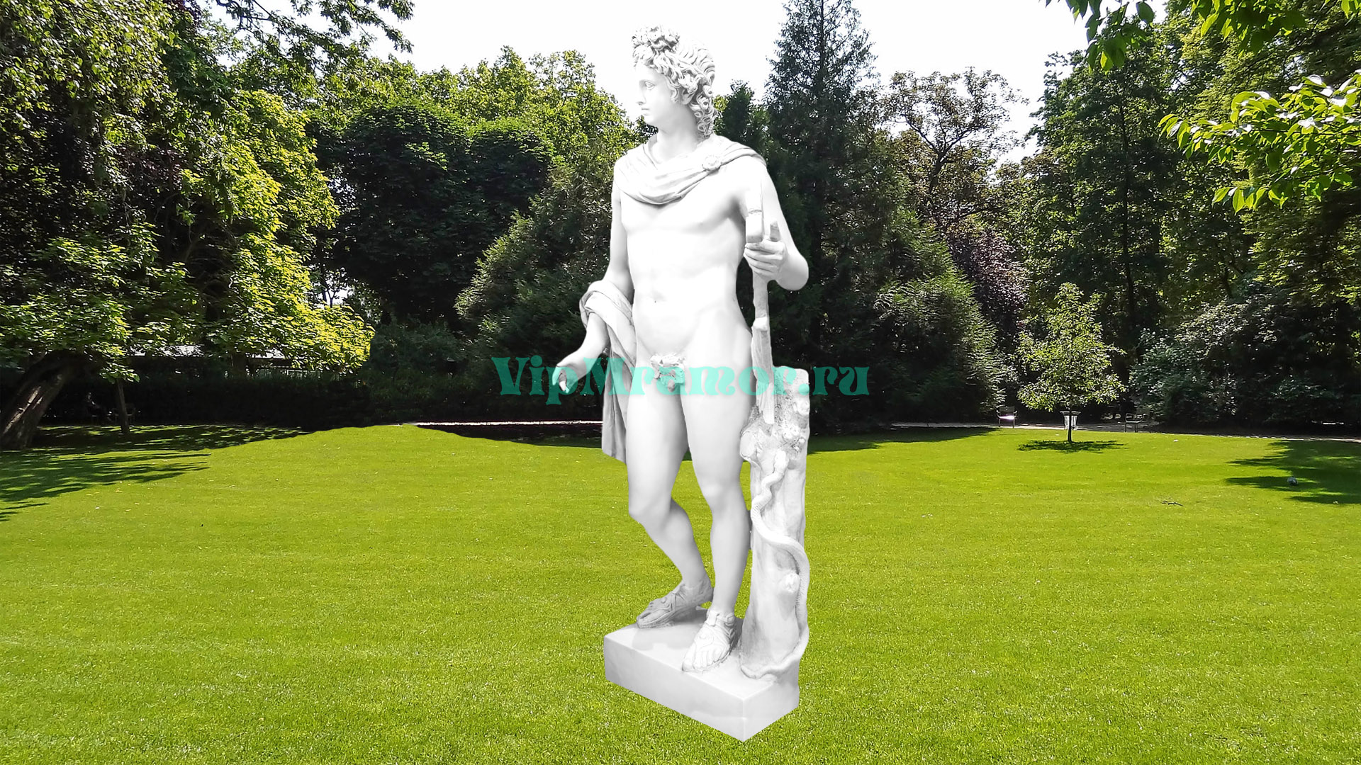 Скульптура «Аполлон с лирой» (вид 03)
