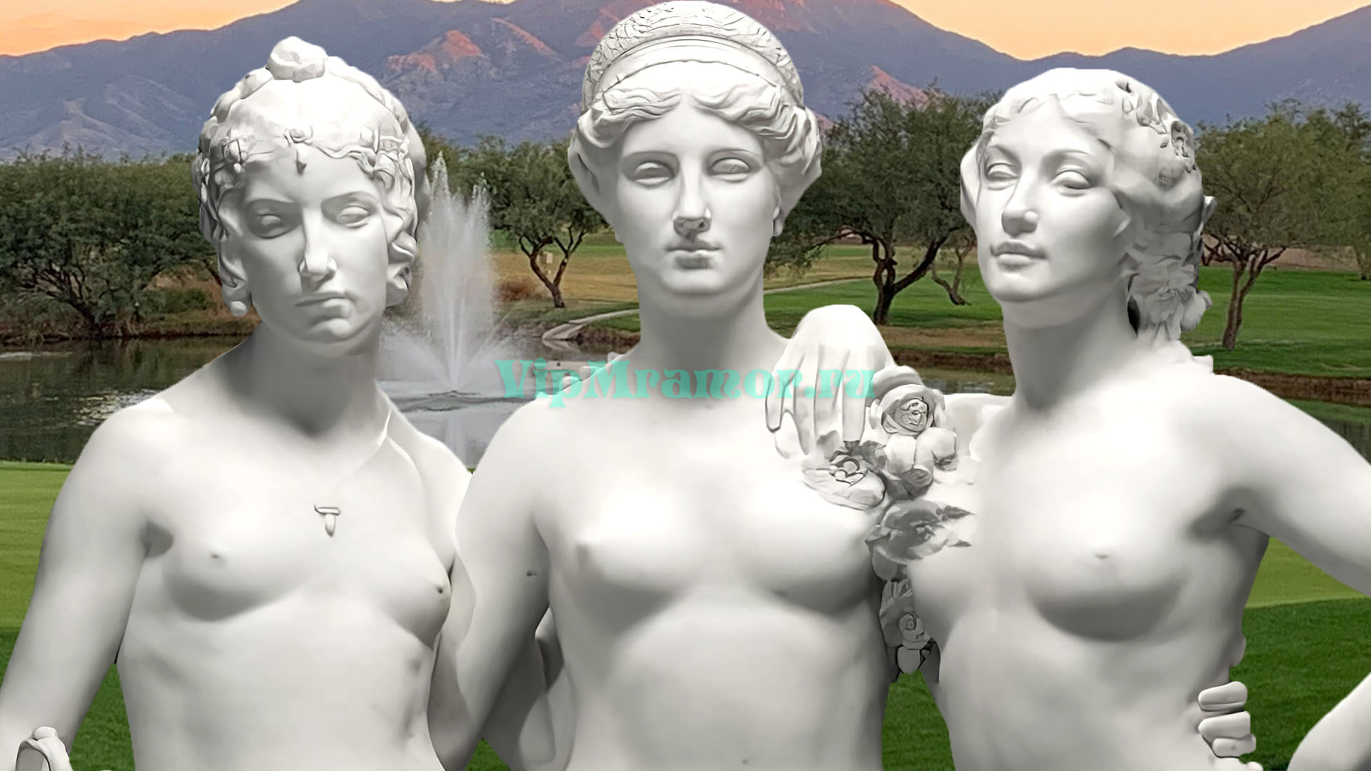 Скульптура «Три Нимфы» (вид 02)