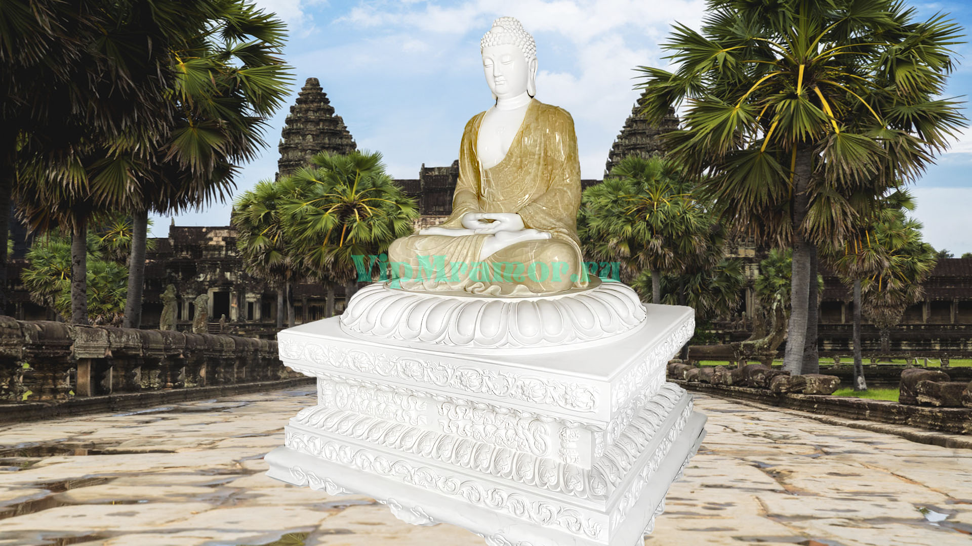 Скульптура «Медитируюший Будда» (вид 01)