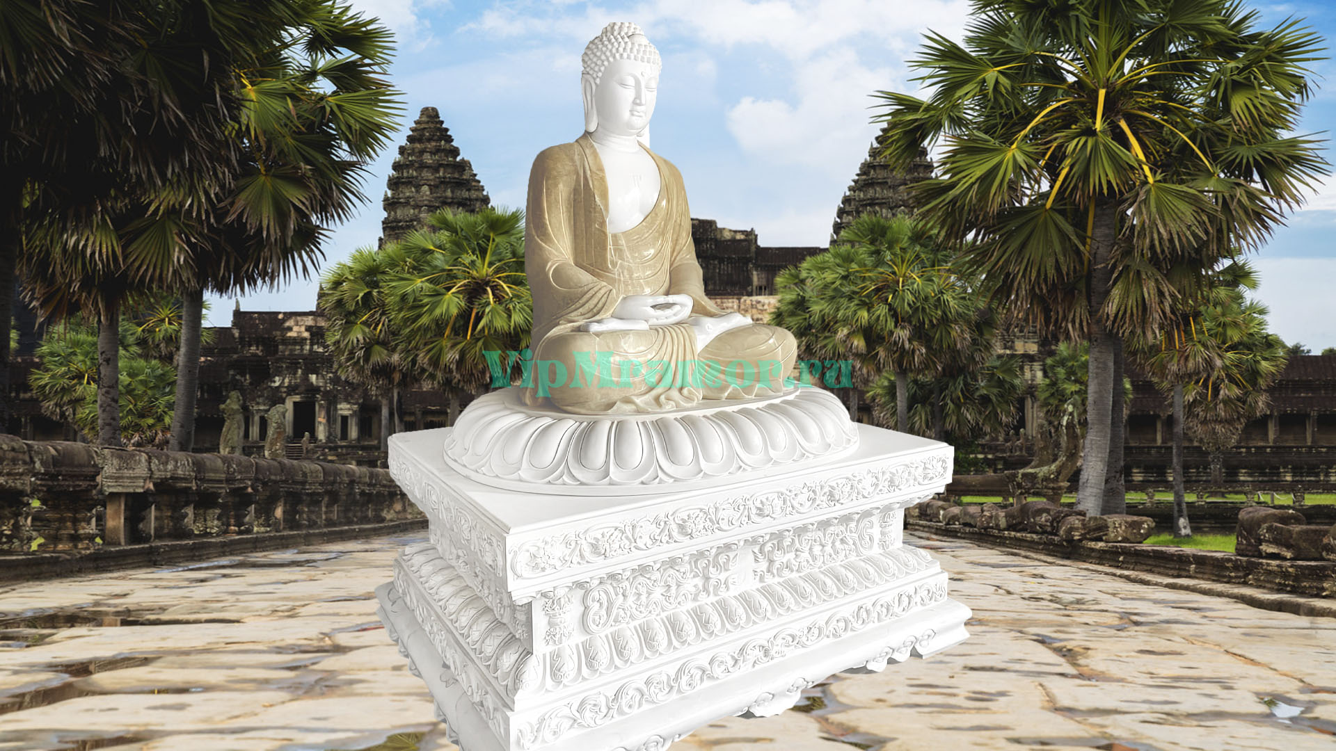 Скульптура «Медитируюший Будда» (вид 02)