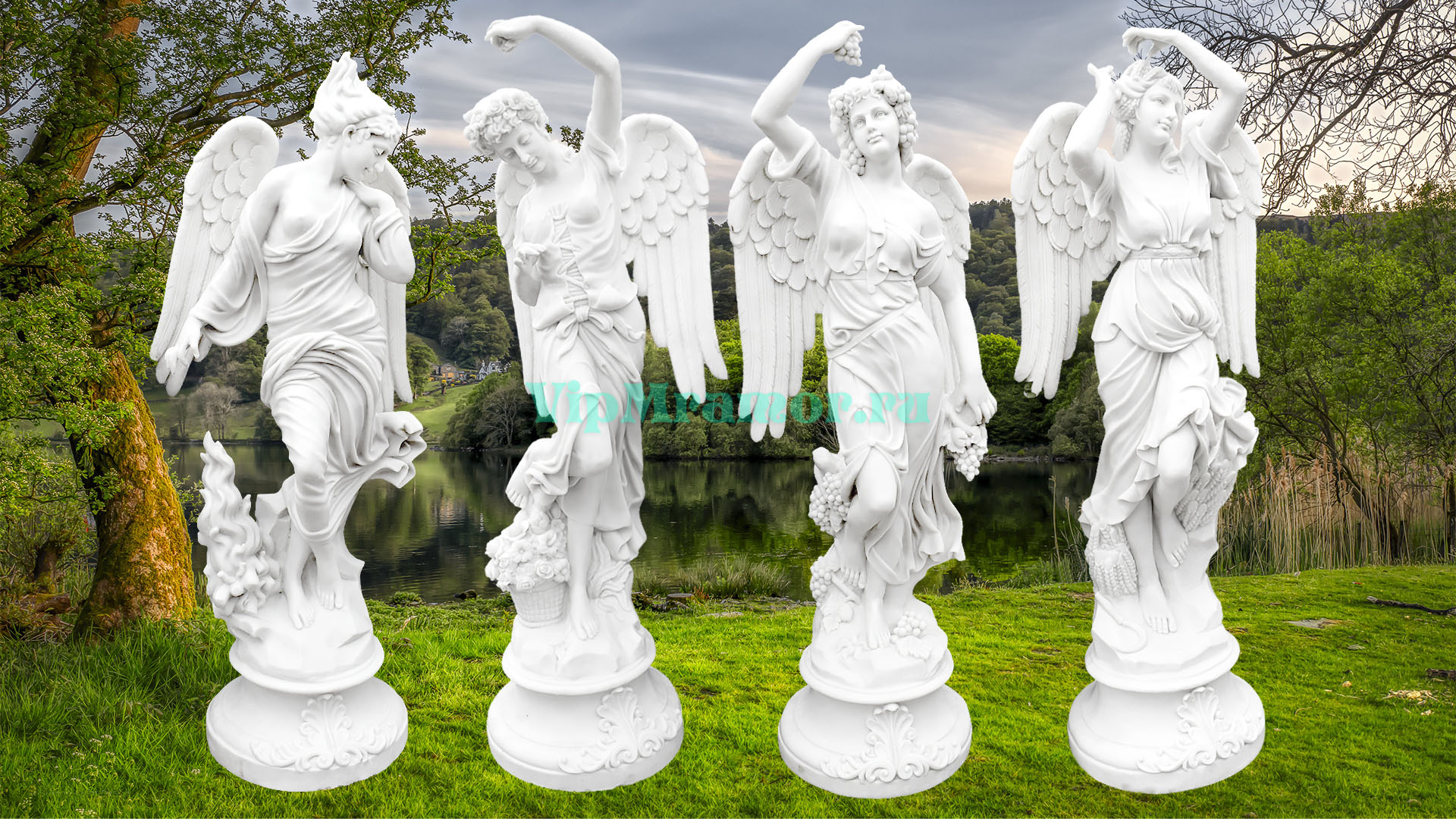 Скульптуры ангелов