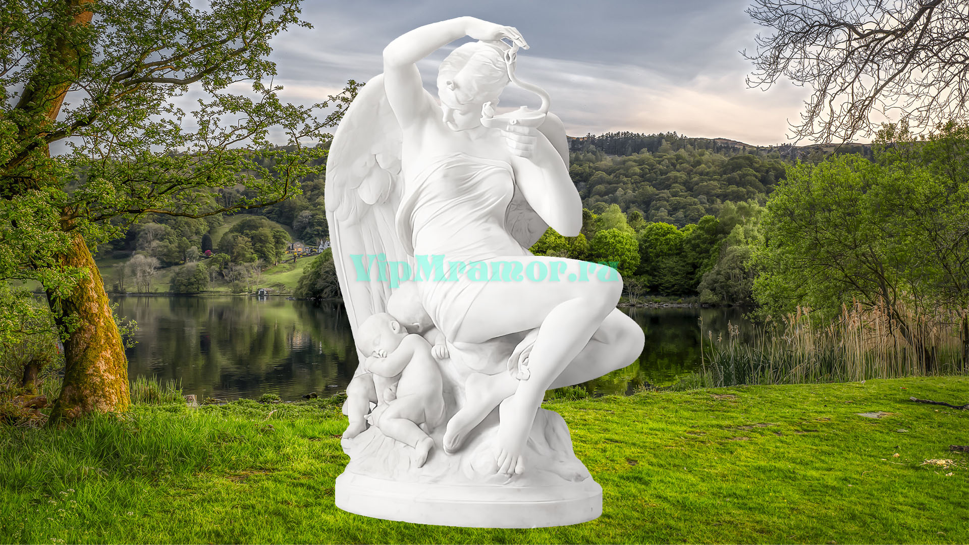 Скульптура «Ангел сна» (вид 01)