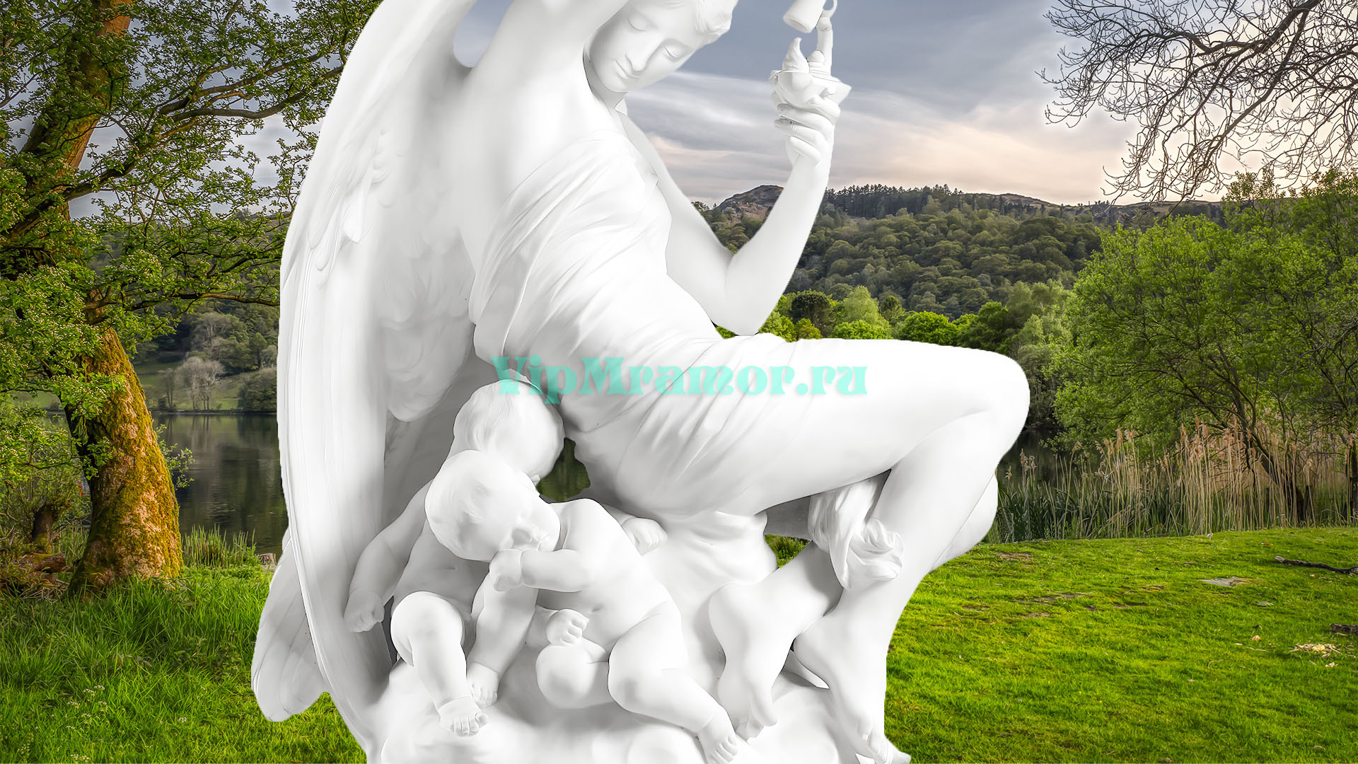 Скульптура «Ангел сна» (вид 02)