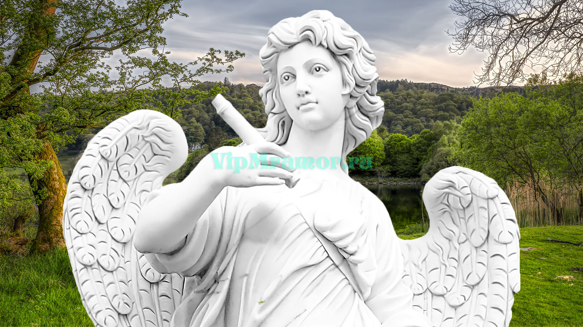 Скульптуры «Мост ангелов» (вид 01)