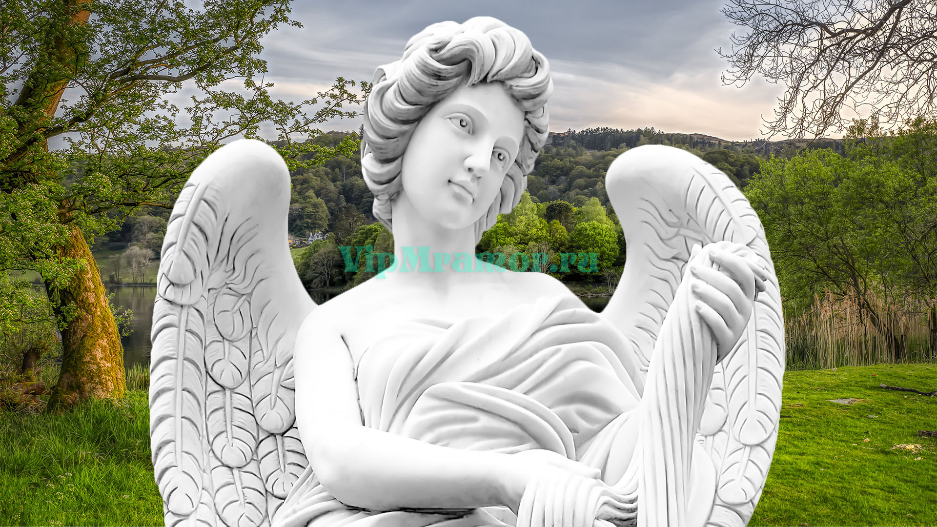 Скульптуры «Мост ангелов» (вид 04)