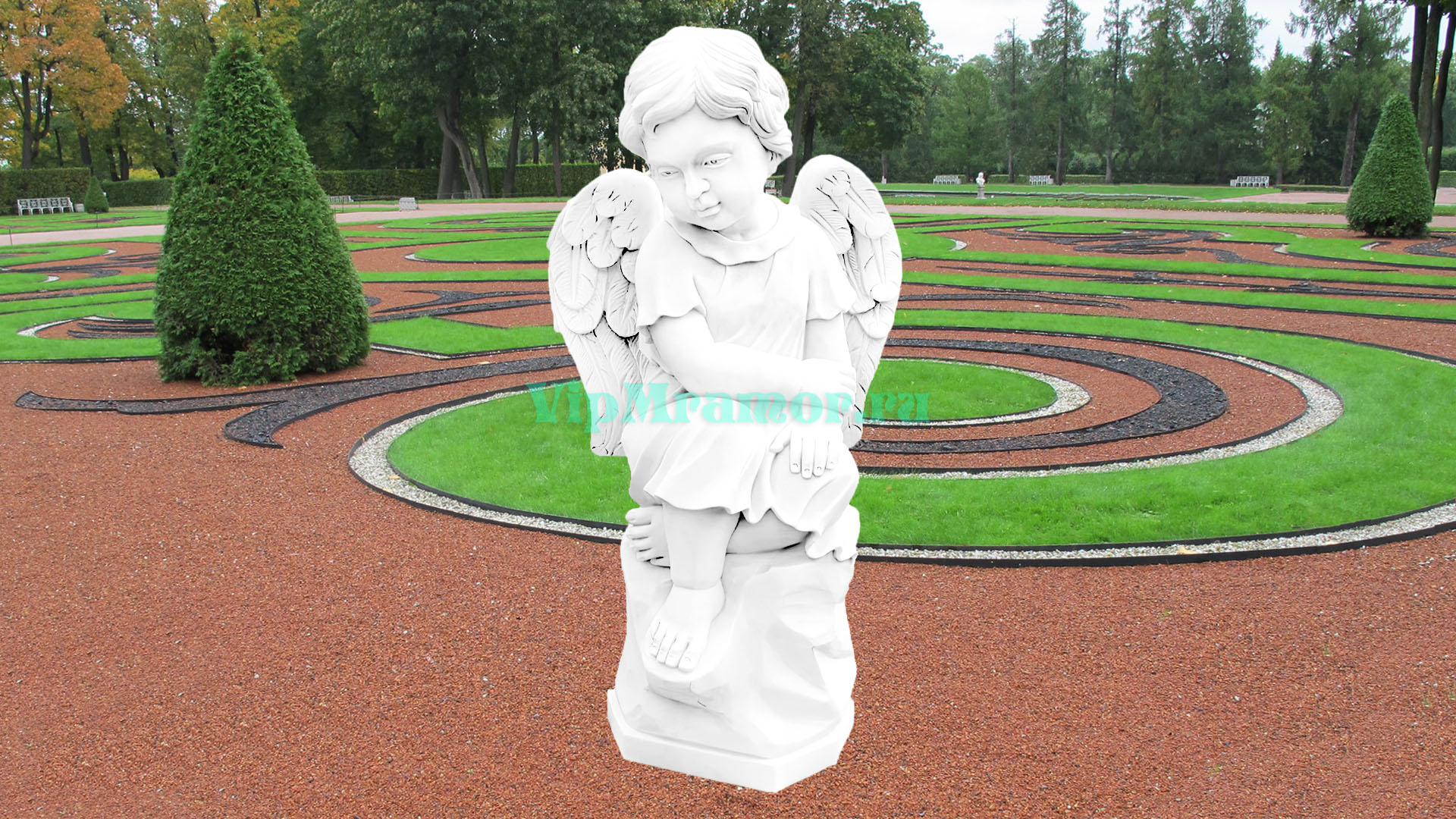 Скульптура ангелочка 003