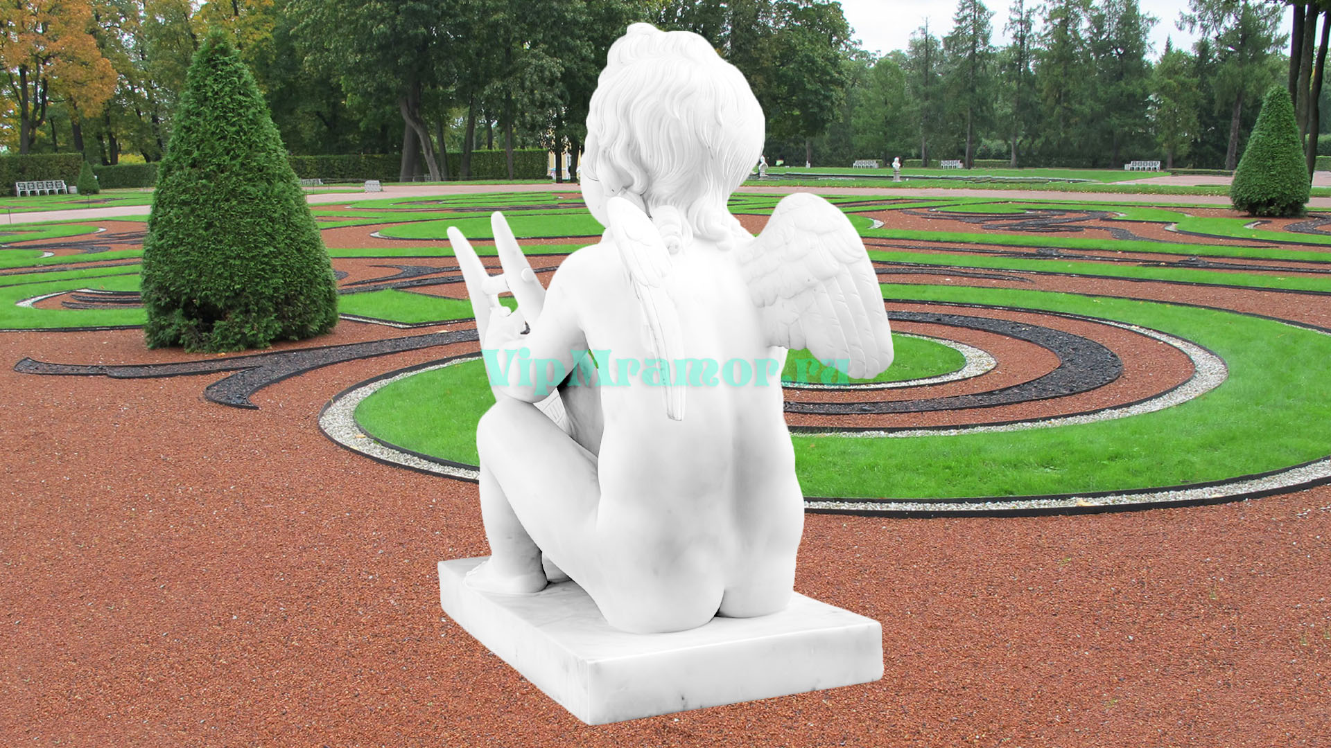 Скульптура Ангелочка 009 (вид 02)