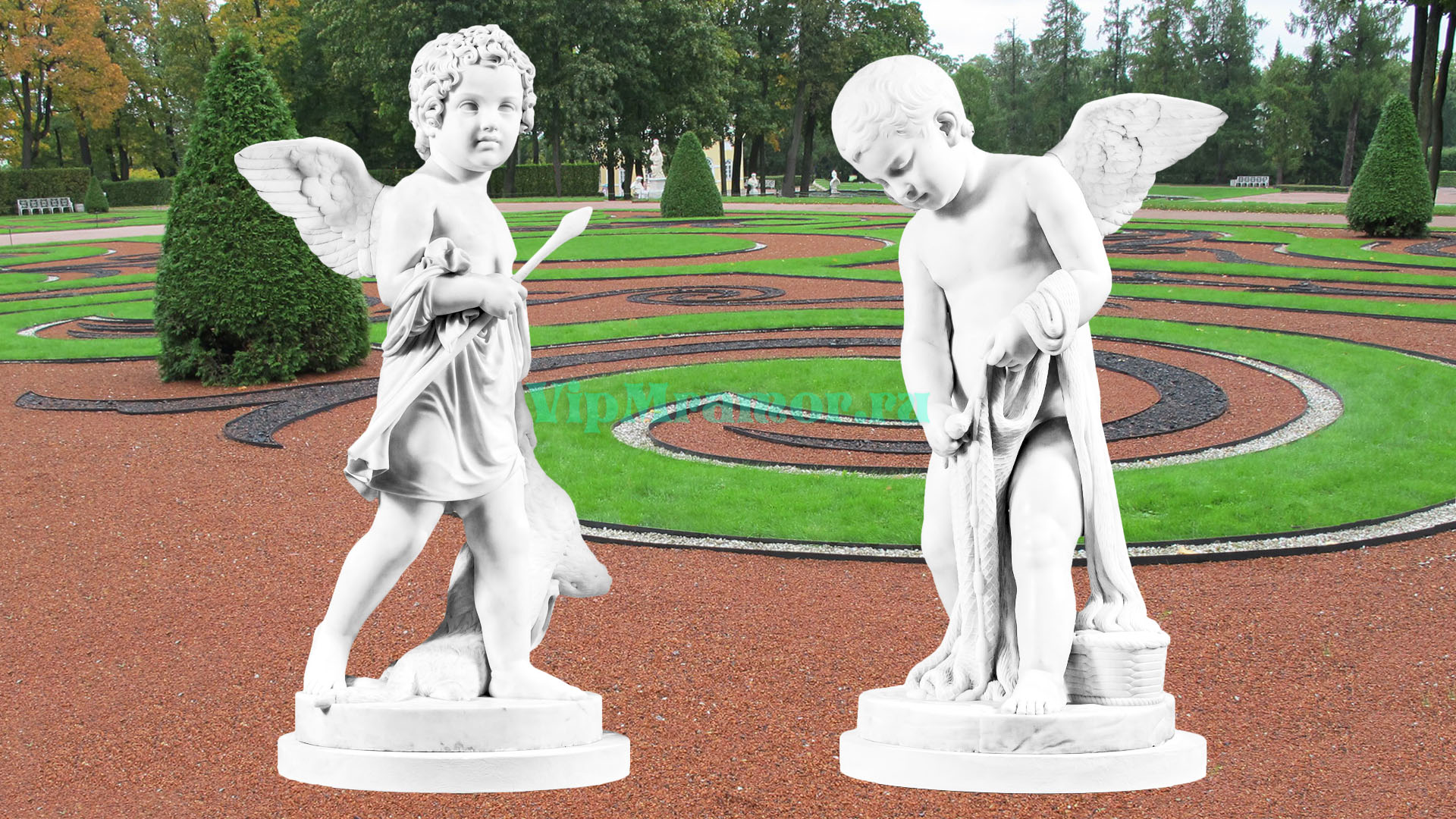 Скульптура ангелочка 015