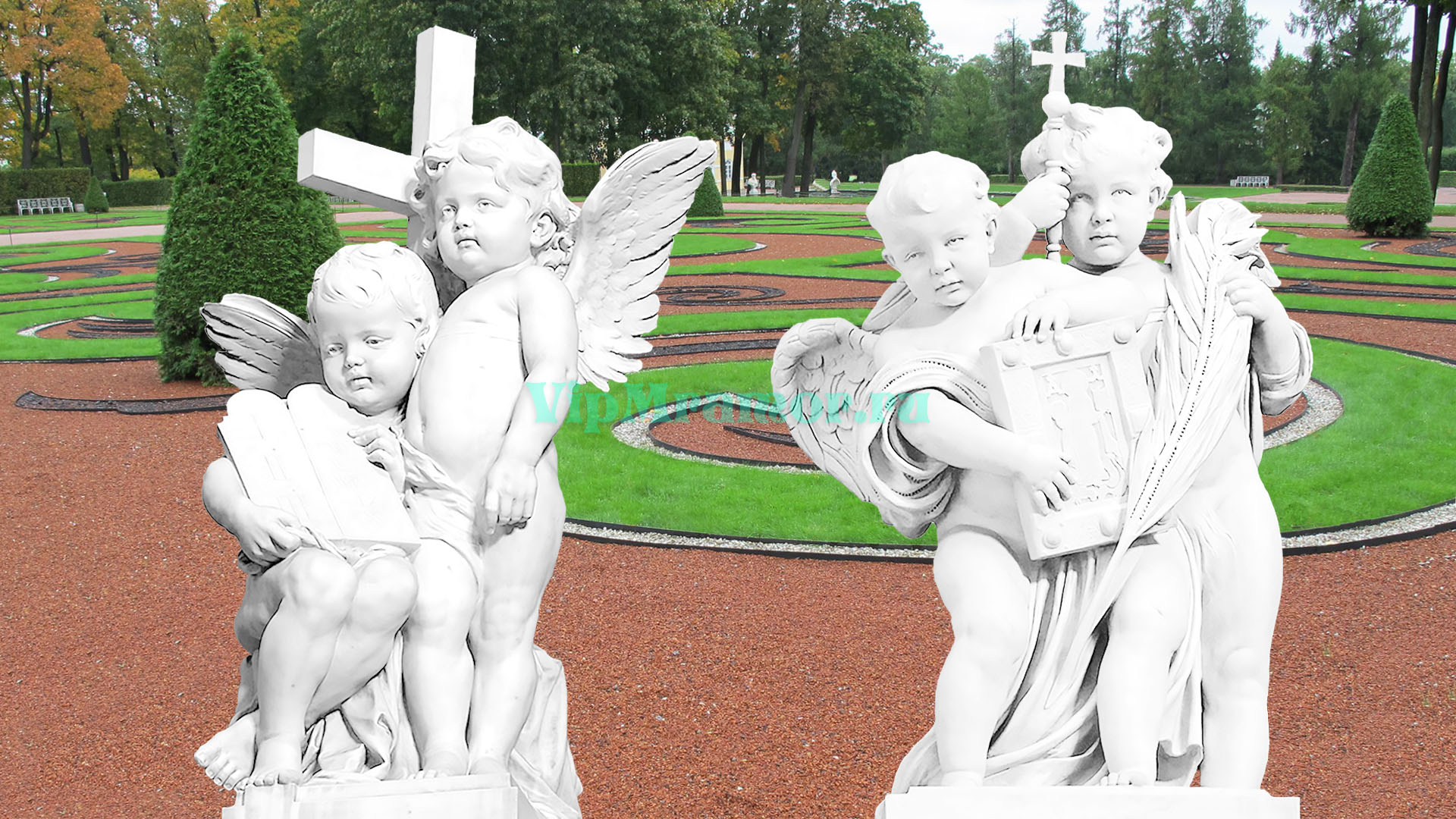 Скульптура ангелочка 017