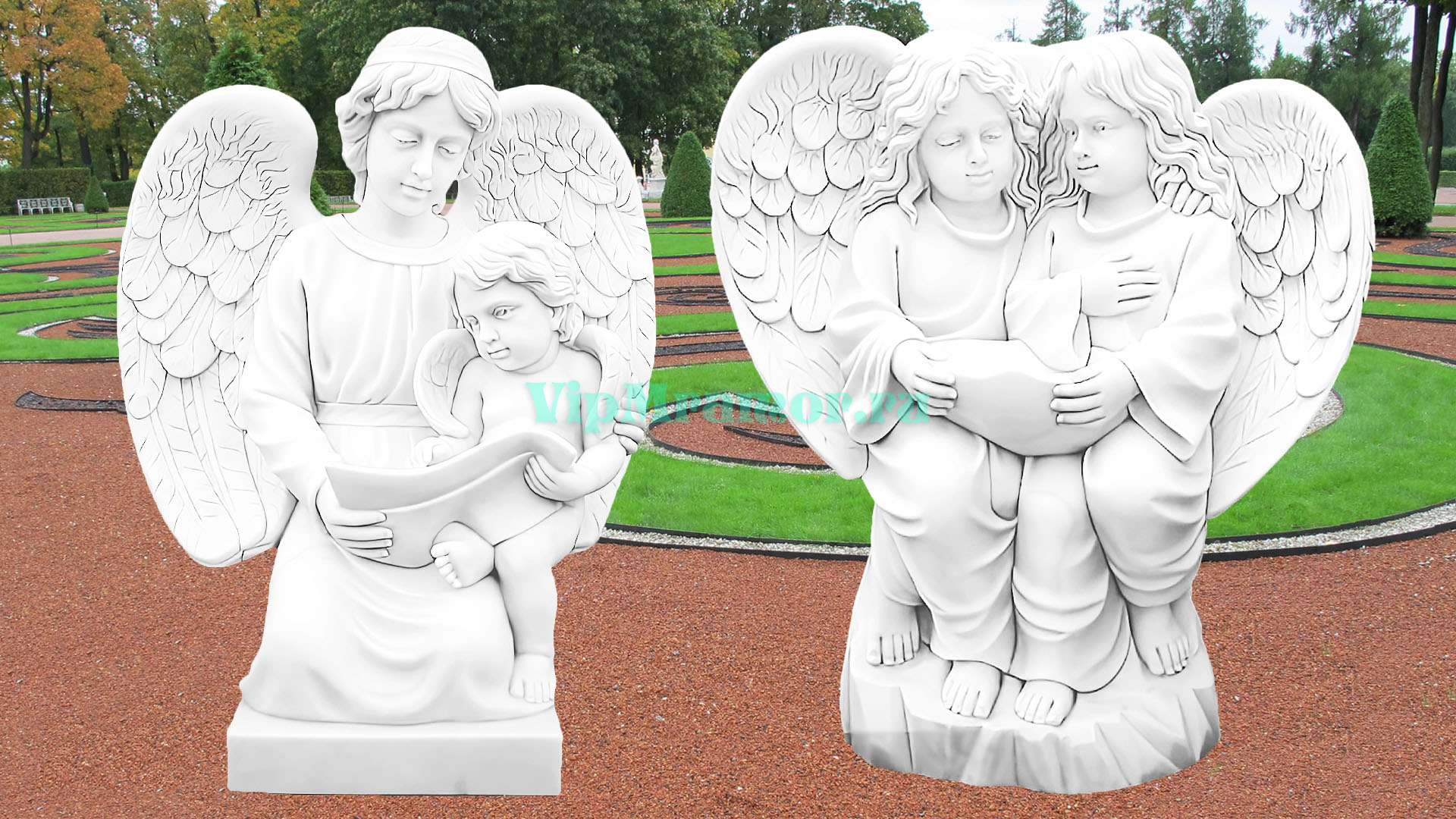 Скульптура ангелочка 034