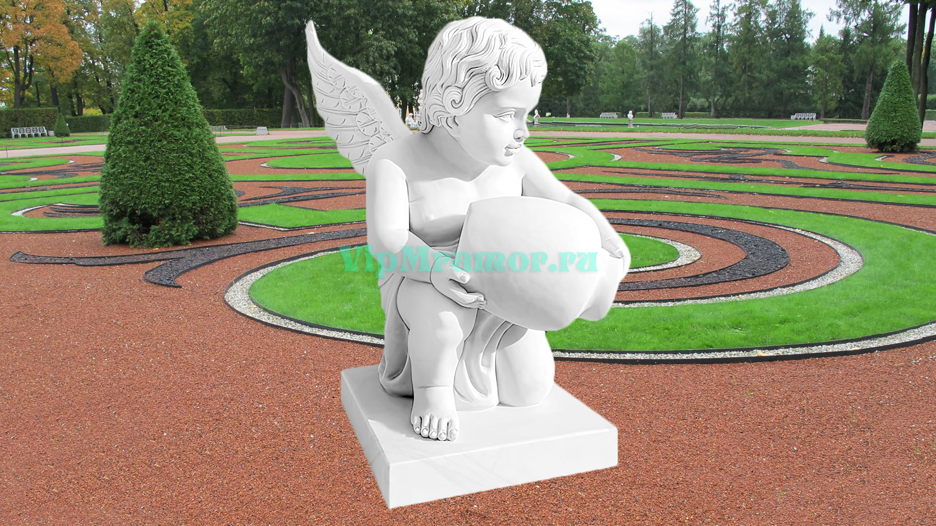 Скульптура ангелочка 42