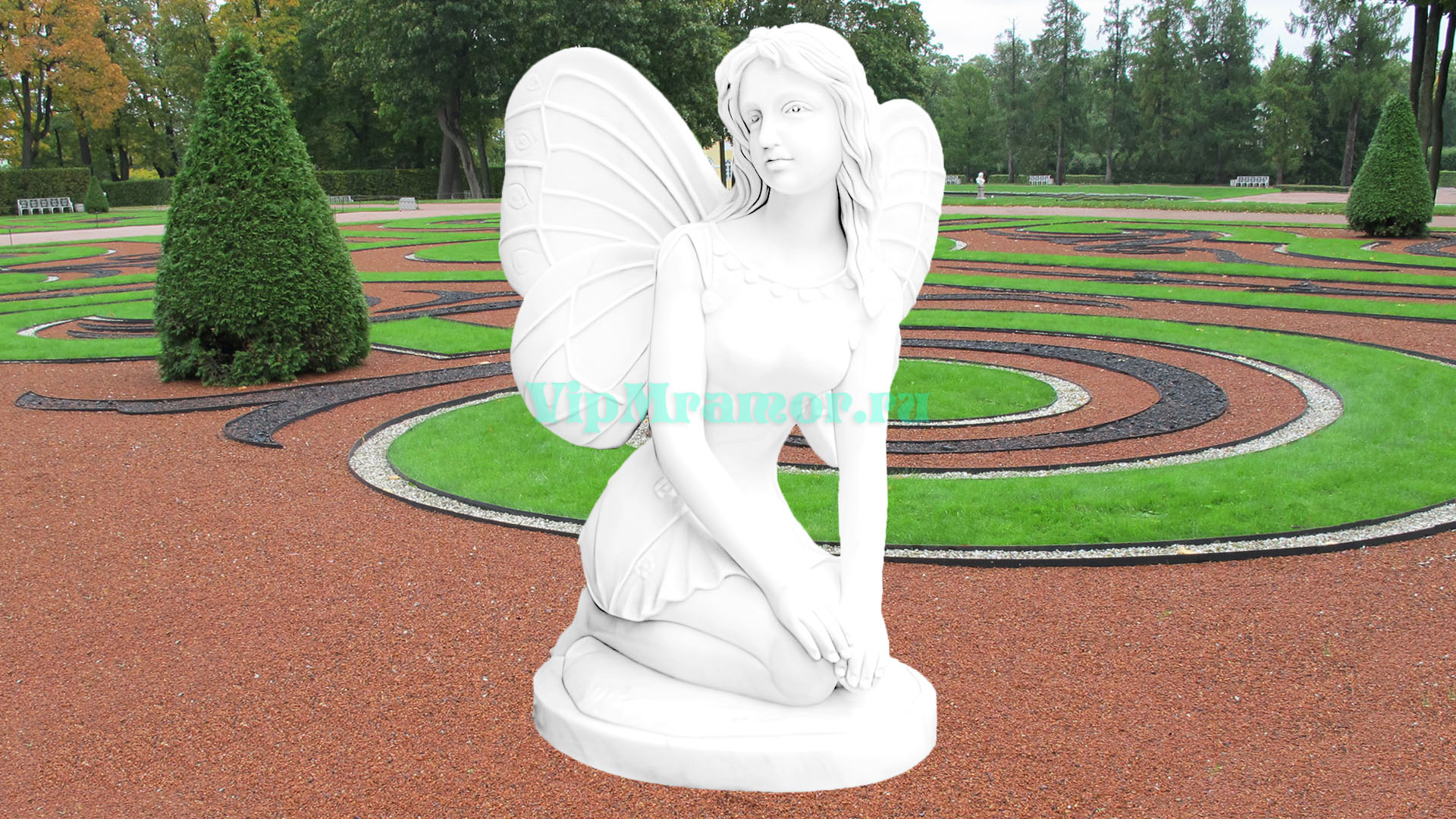 Скульптура ангелочка 048