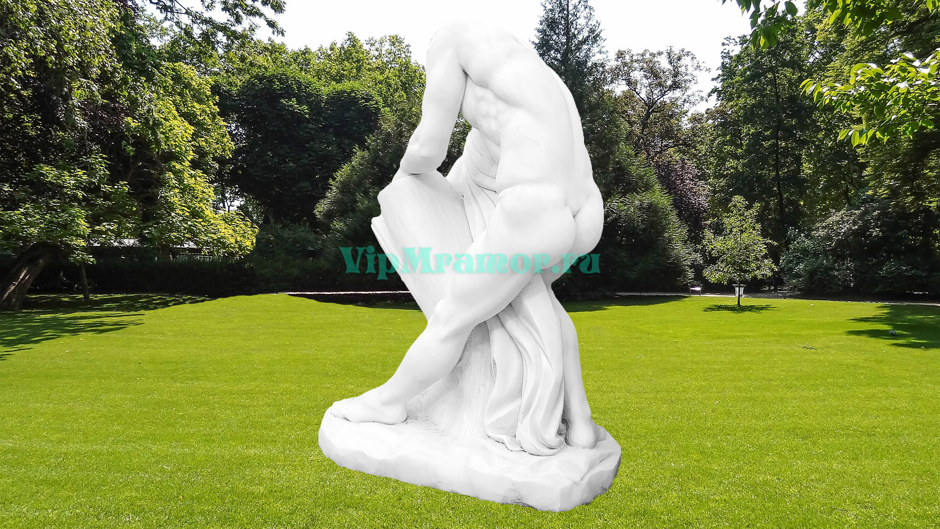Скульптура«Милон Кротонский» (вид 02)