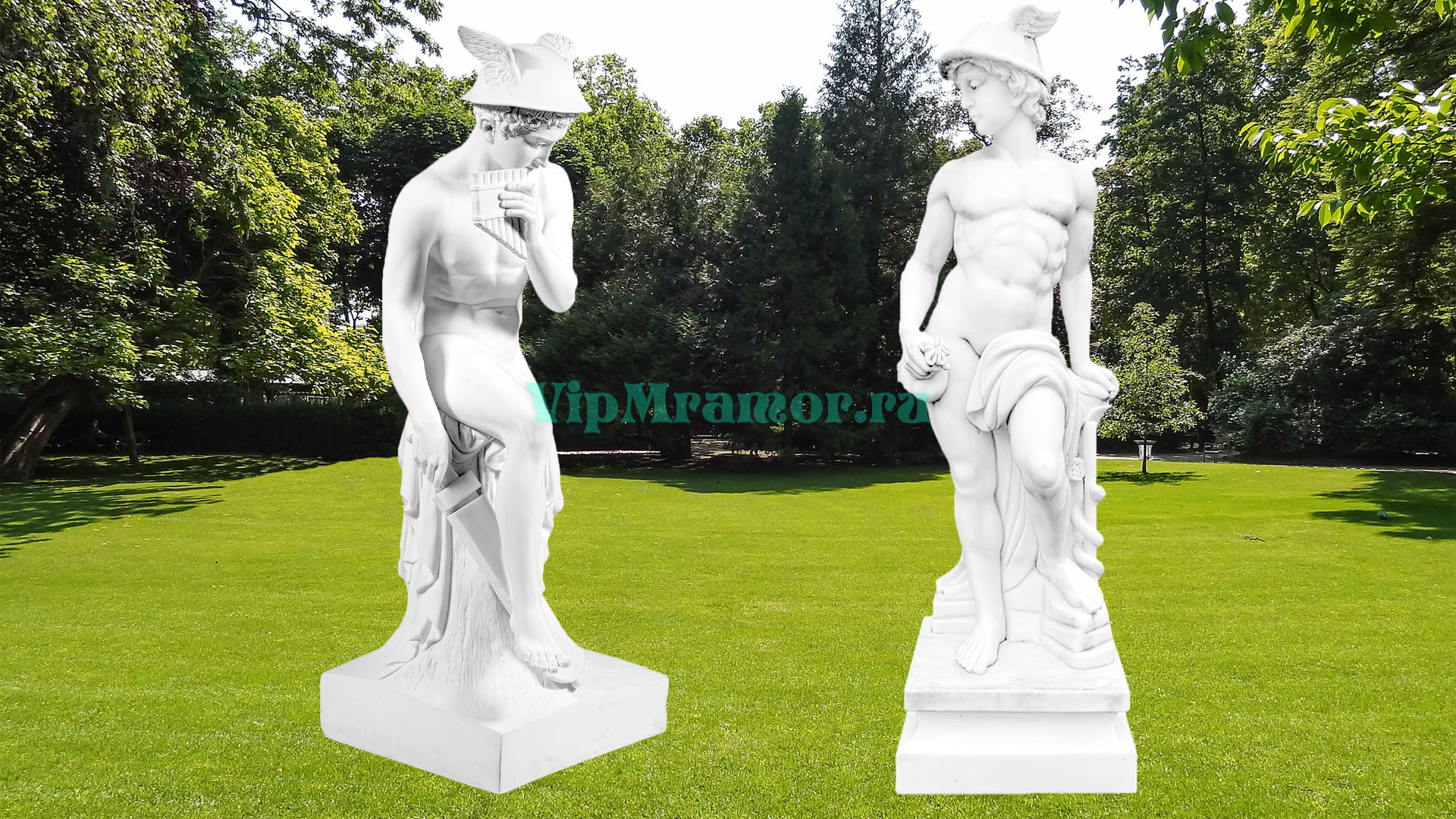 Скульптуры «Меркурий и Аргус » и «Меркурий»