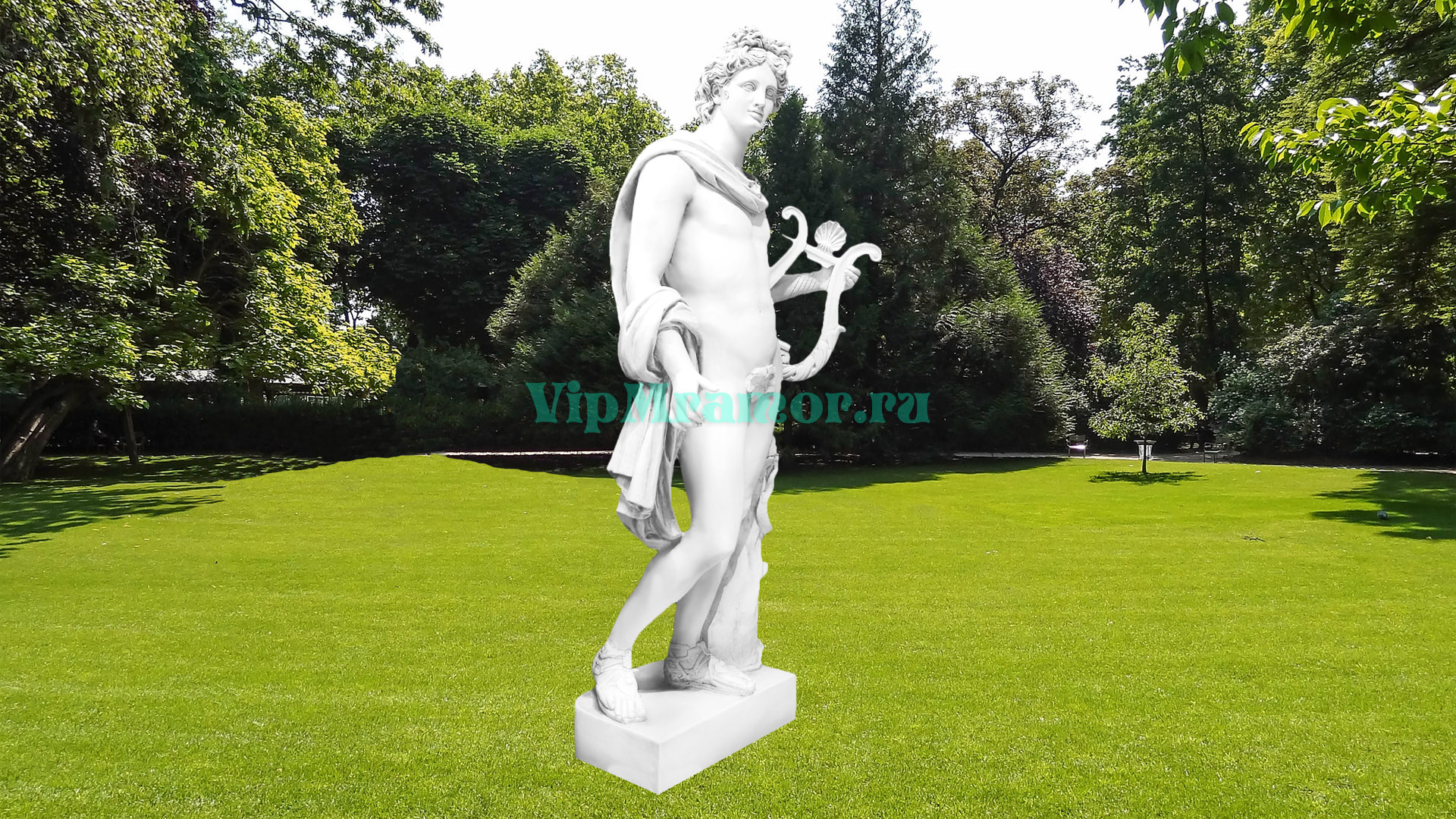 Скульптура «Аполлон с лирой» (вид 01)