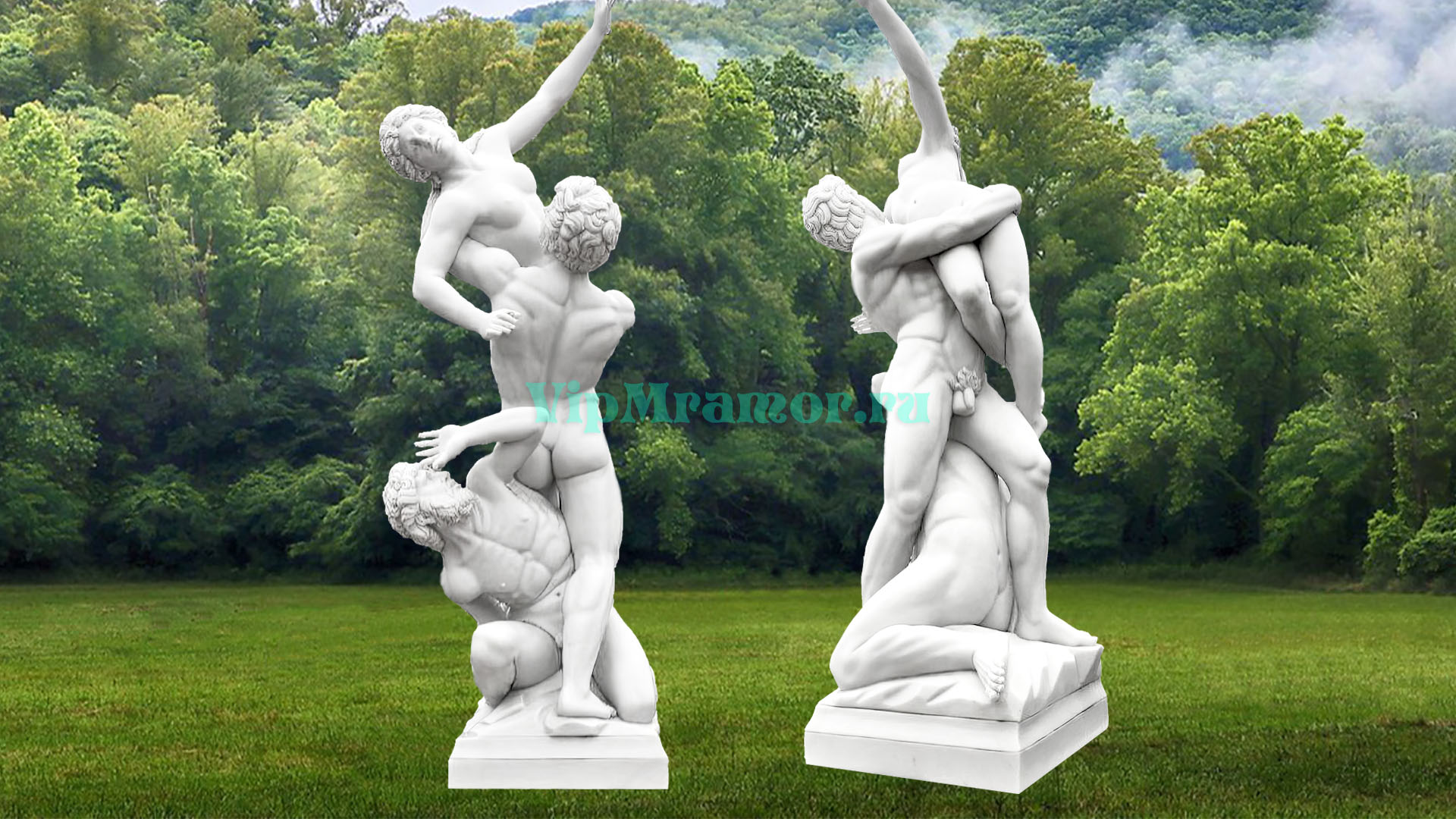 Скульптура «Похищение сабинянок» (вид 02)