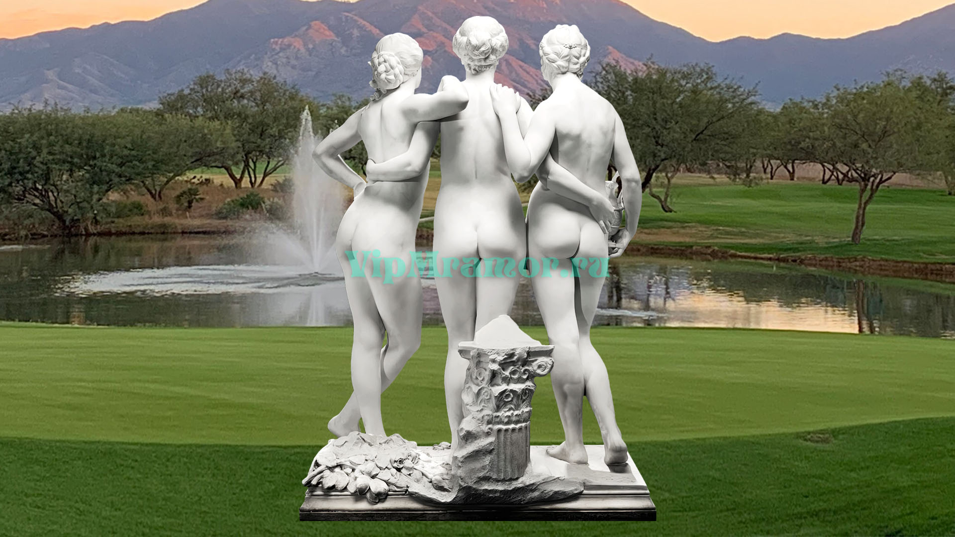 Скульптура «Три Нимфы» (вид 01)