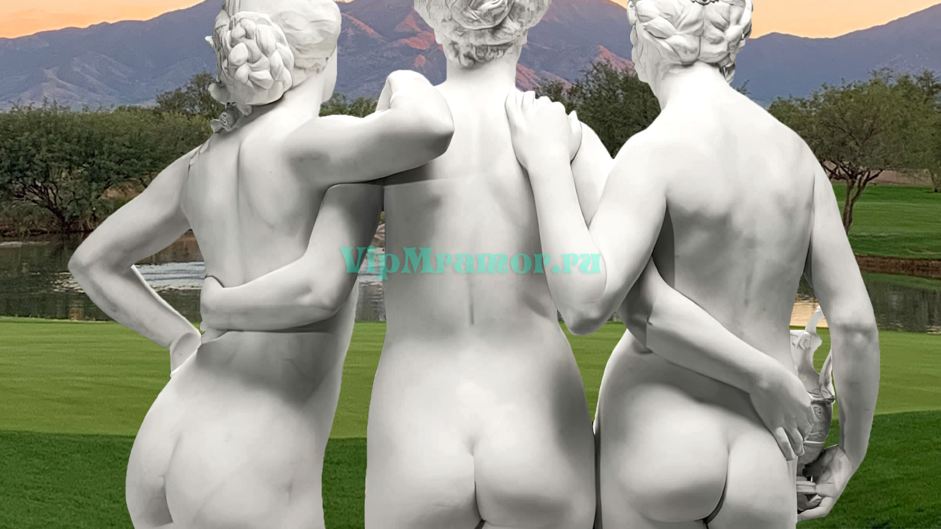 Скульптура «Три Нимфы» (вид 03)