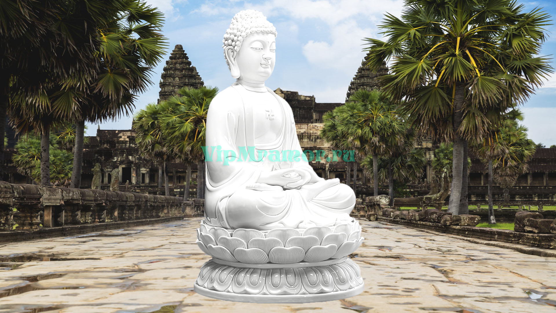 Скульптура «Озарение Будды» (вид 01)