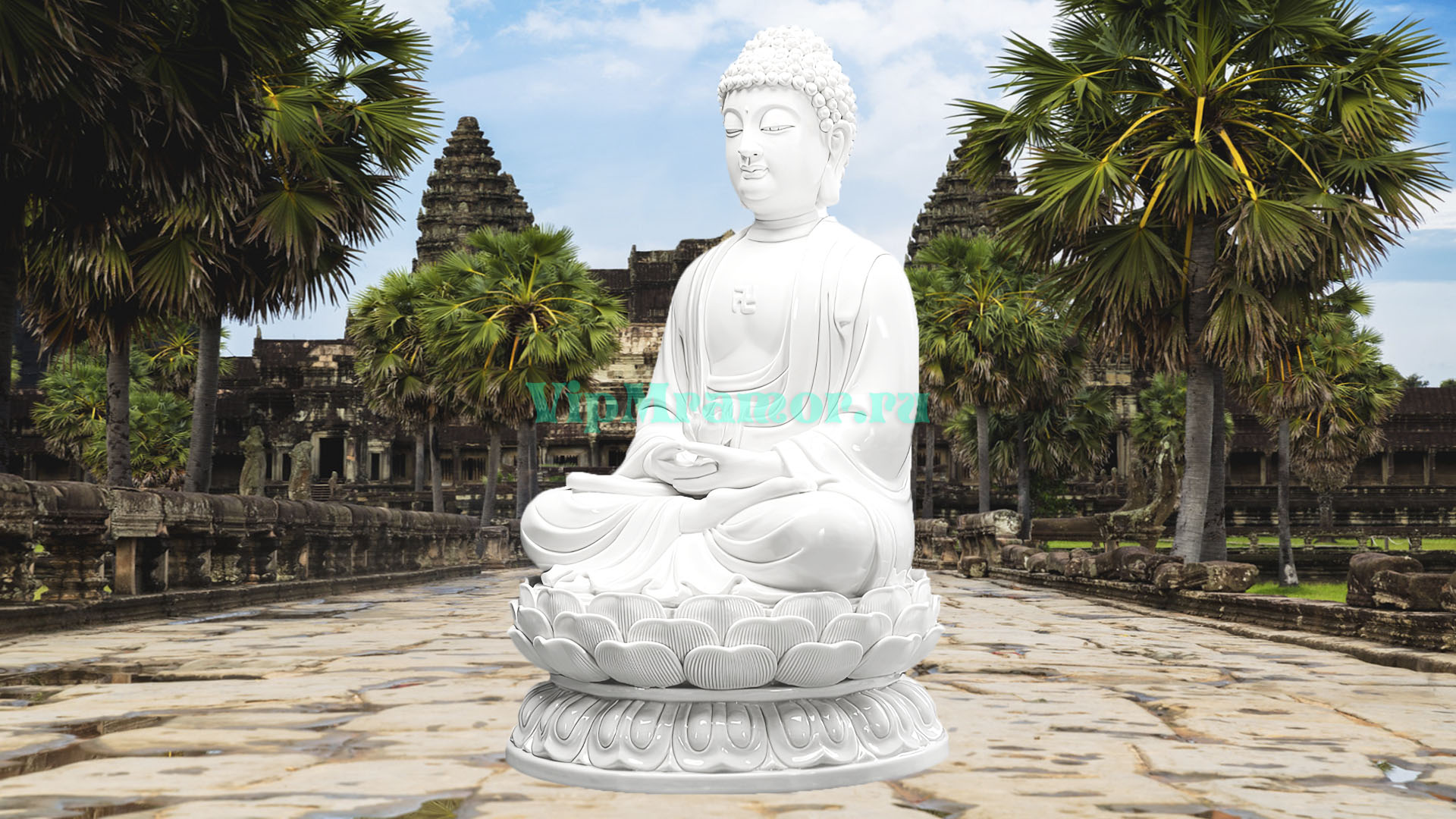 Скульптура «Озарение Будды» (вид 02)