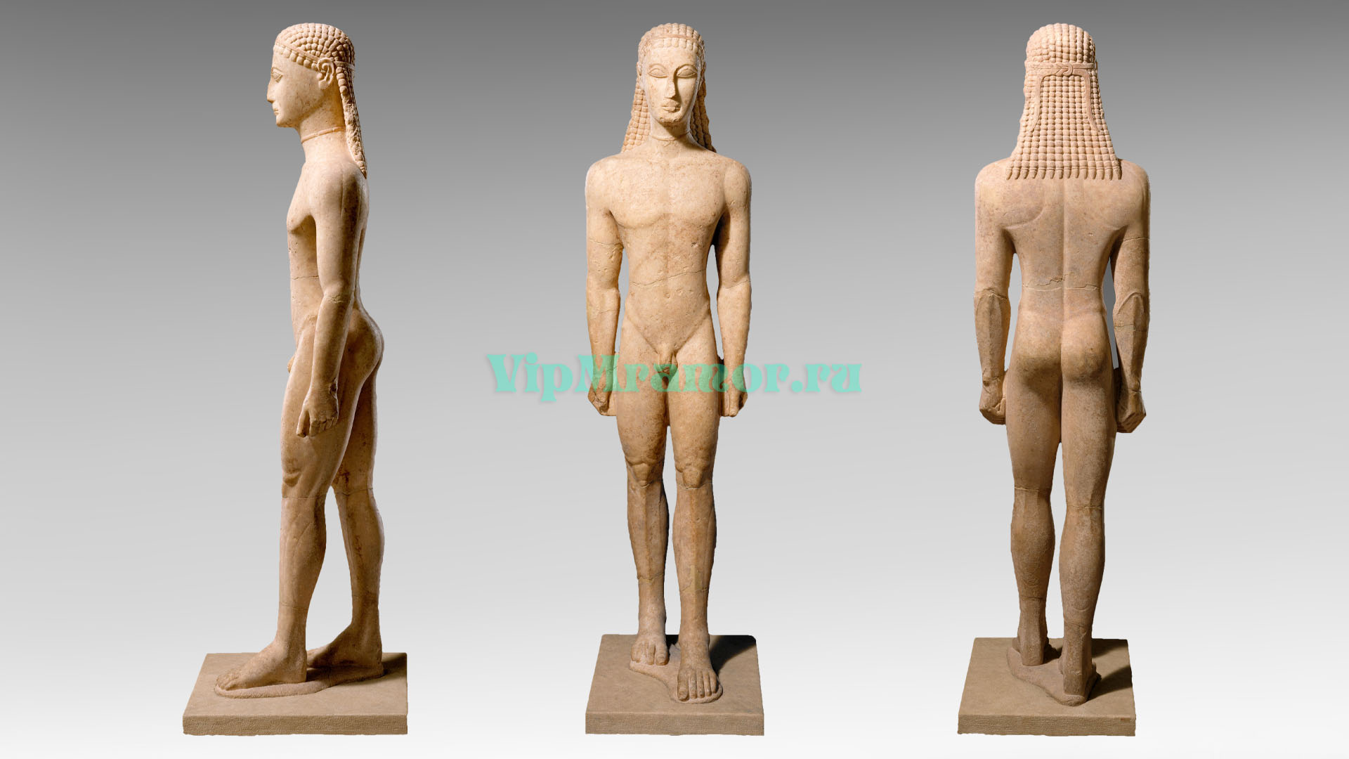Скульптуры Греции 7 век до н.э.